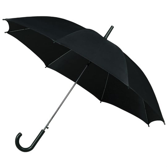 Plain Black Umbrella / Standard Walking 