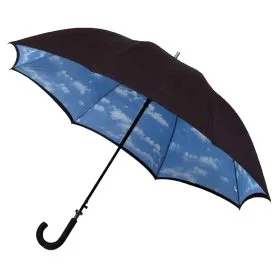 Double Canopy Long Sky Umbrella - Cloud Design