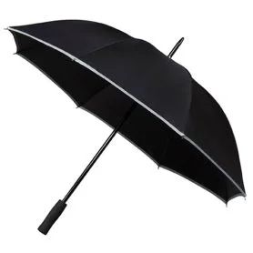 Adults Hi Viz Umbrella Black