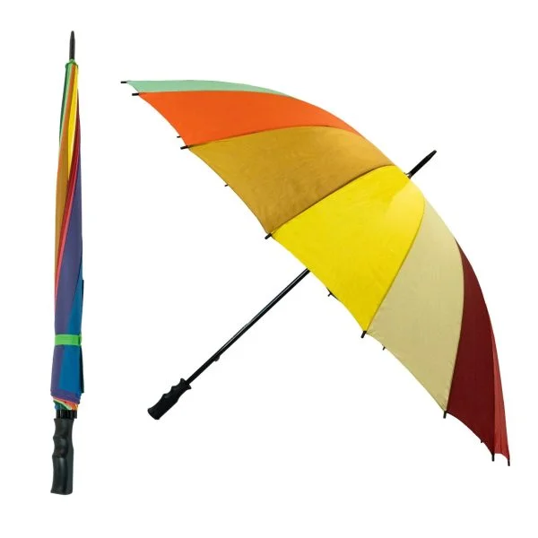 Rainbow Golf Umbrella Composite Image