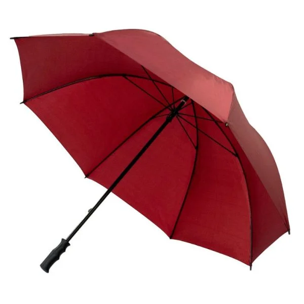 Maroon Golf Umbrella Side On