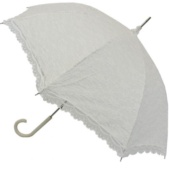 Ivory Lace Umbrella / Victorian Lace Wedding Umbrella