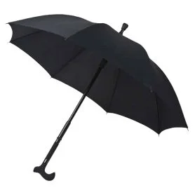 Walking Stick Umbrella - Black 1