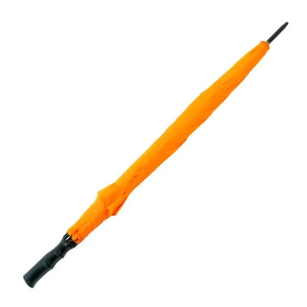 Orange Budget Golf Umbrella Closed