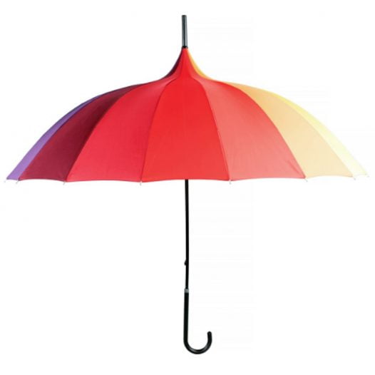 Rainbow Pagoda Umbrella - Bright and Beautiful