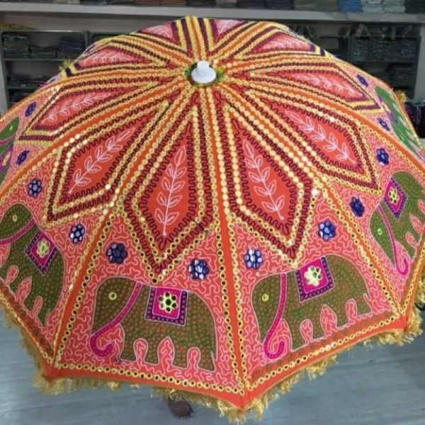 Indian Garden Parasol Design 7