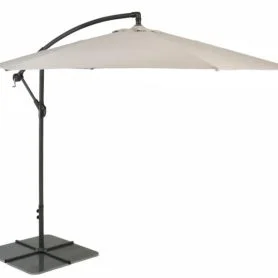 Cantilever Parasol - Natural - 3m - Aluminium