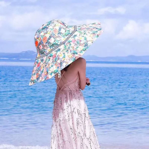 Hat Umbrella Parasol At Beach