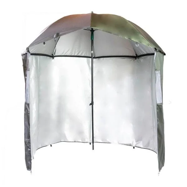 3 In 1 Uv Umbrella Bivvy Shelter With Wind-Shelter Front