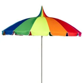 Rainbow garden Parasol side on