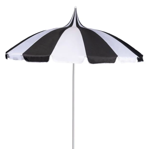 Black And White Garden Parasol