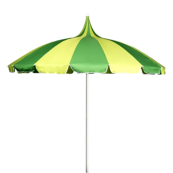 Green And Yellow Pagoda Garden Parasol