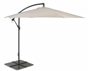 3 metre Natural colour cantilever parasol
