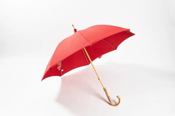 Japanese Kimono Shuka Umbrella Open Angled