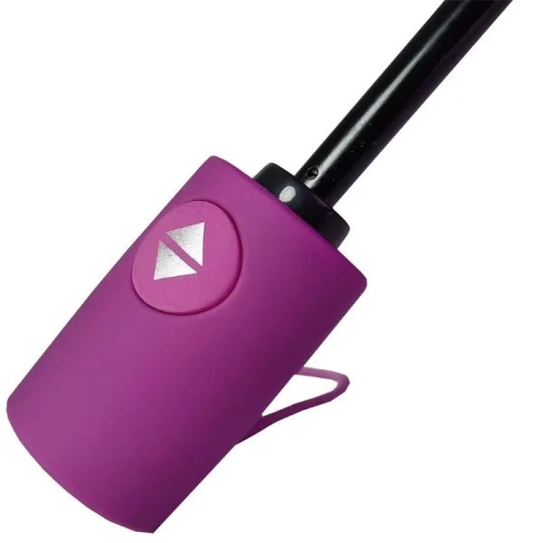 Purple Patterned Umbrella Handle