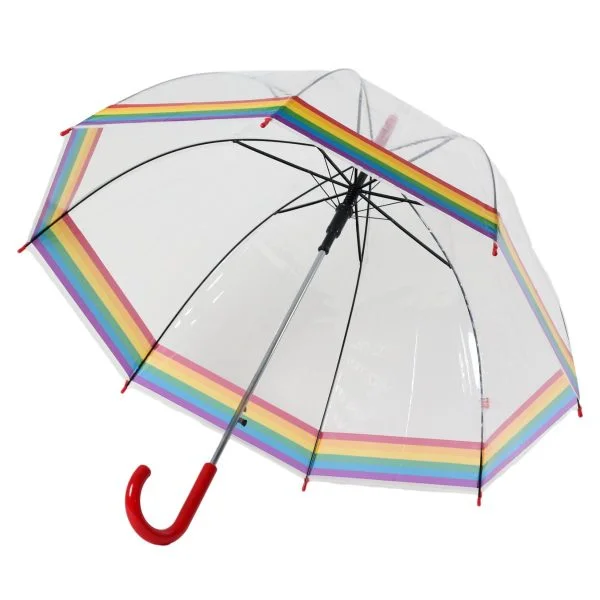 Rainbow Dome Umbrella Open, Viewed From Underside