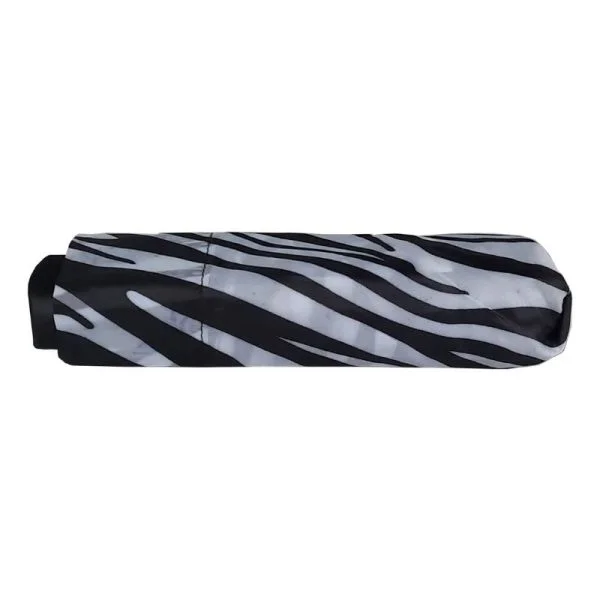 Zebra Compact Umbrella Closed With Sleeve