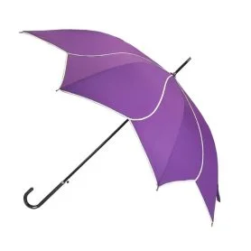 Purple Petal Swirl Umbrella