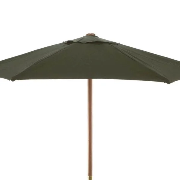 2M Wood Parasol - Round - Choice Of 9 Colours - Image 2