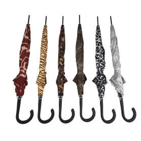 Ladies animal print umbrellas closed