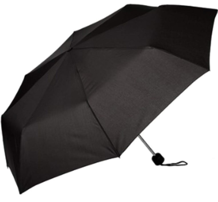 Black Folding Promotional Umbrella Umbrella Heaven