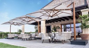 Astro Timber Side-Arm Parasol