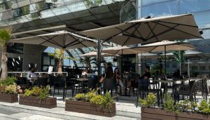 Dual T Carbon 2-Way Side Arm Parasol