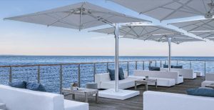 Dual T Starwhite 2-Way Side Arm Parasol