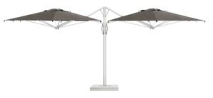 Dual T Starwhite 2-Way Side Arm Parasol
