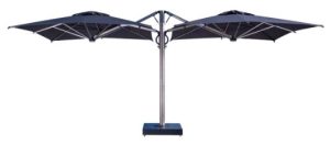 Dual T Titanium 2-Way Side-Arm Parasol cutout