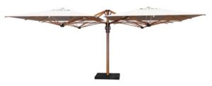 Quattro Timber 4-Way Side Arm Parasol